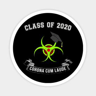 Class of 2020 Quarantine Graduation Novelty Distressed Magnet